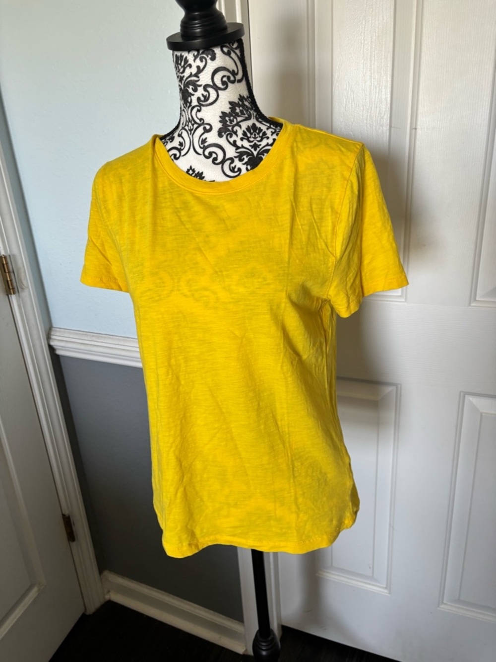 J crew sunflower Yellow Short Sleeve Crewneck Tee